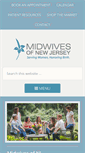 Mobile Screenshot of midwivesofnj.com